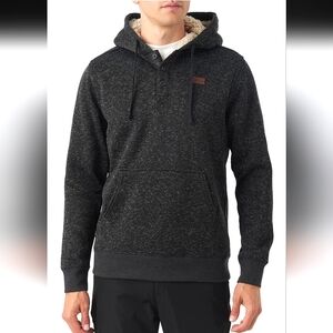 O'Neill Renzo Gray Heather Hooded Pullover Fleece Fall Comfy Cozy School Winter